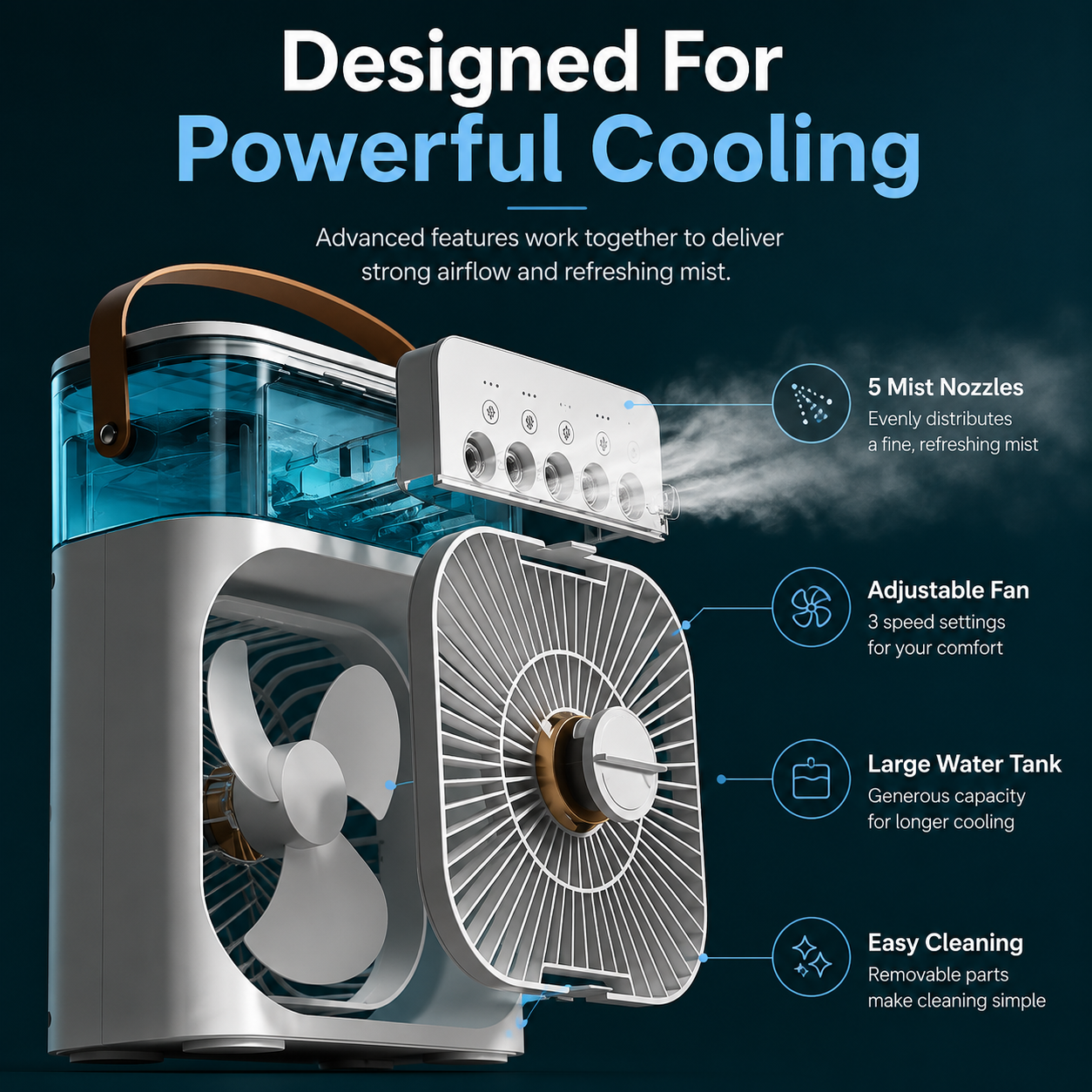 BreezeCube™ Personal Air Cooler